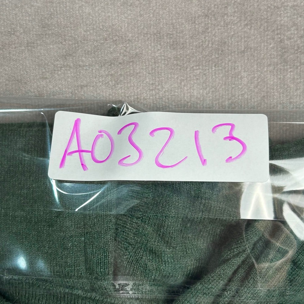 J.Crew Teddie Sweater Womens Small Green 100% Cotton Crew Neck Long Sleeve Knit - Picture 6 of 6